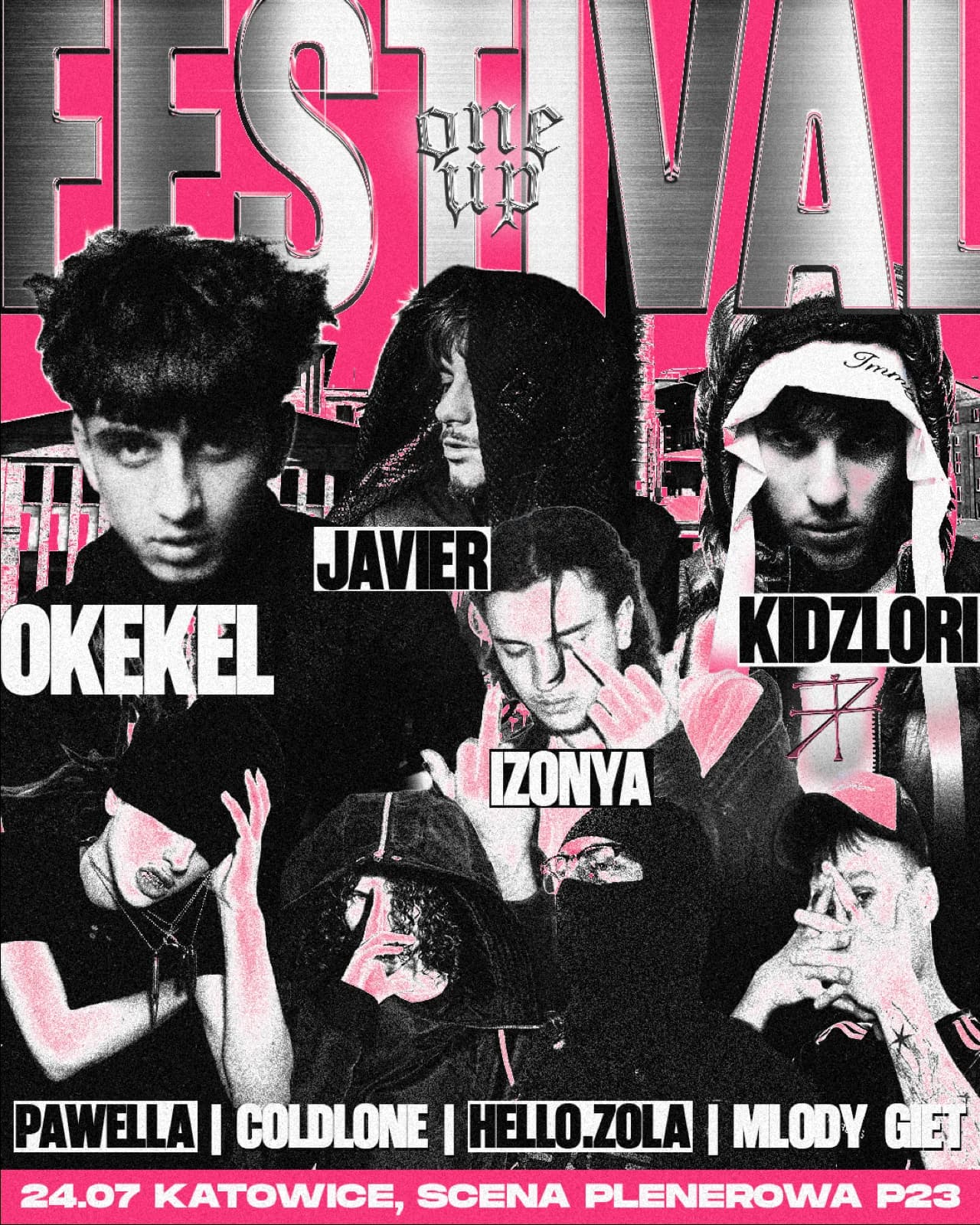 Plakat ONEUP FESTIVAL 2026 — line-up